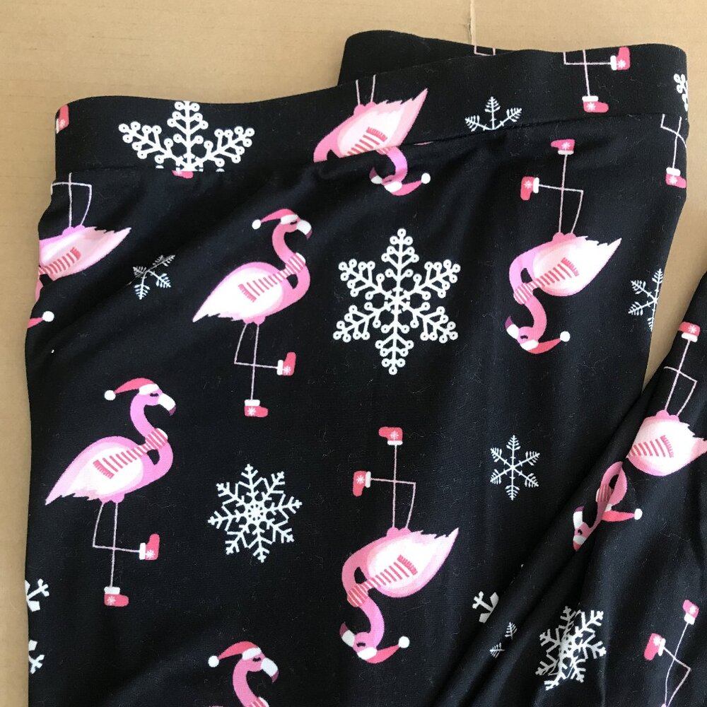 Runway Ready Christmas Leggings 1X - Picture 3 of 7